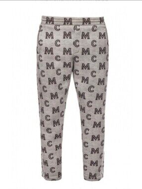 MCM Monogram Logo Sweatpants